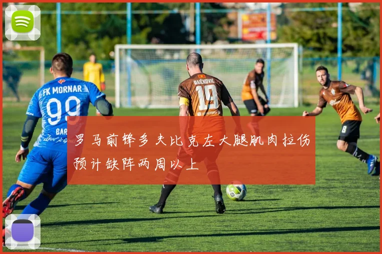 罗马前锋多夫比克左大腿肌肉拉伤预计缺阵两周以上